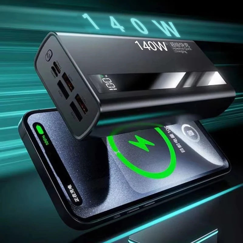 Lenovo 140W Fast Charging Power Bank with Digital Display