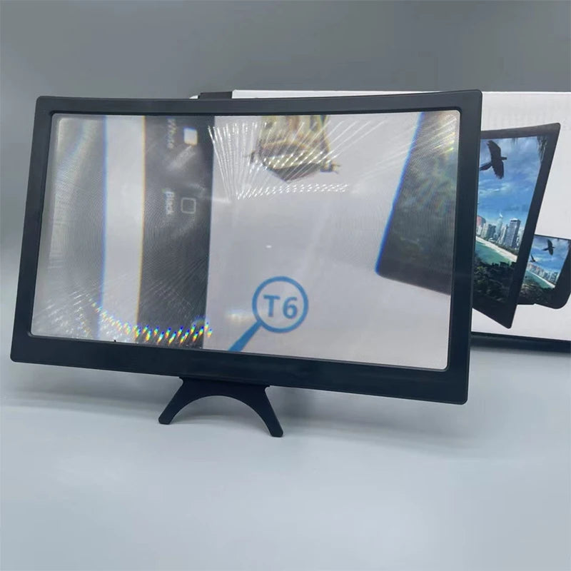 12-Inch HD Smartphone Screen Magnifier with Folding Stand