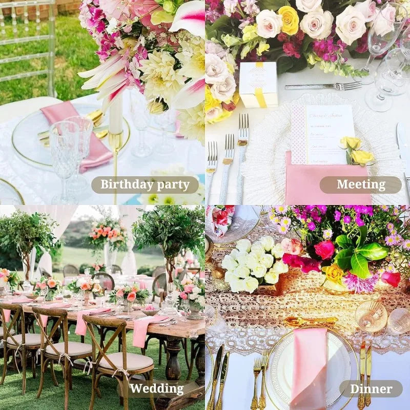 Satin Table Napkin Set