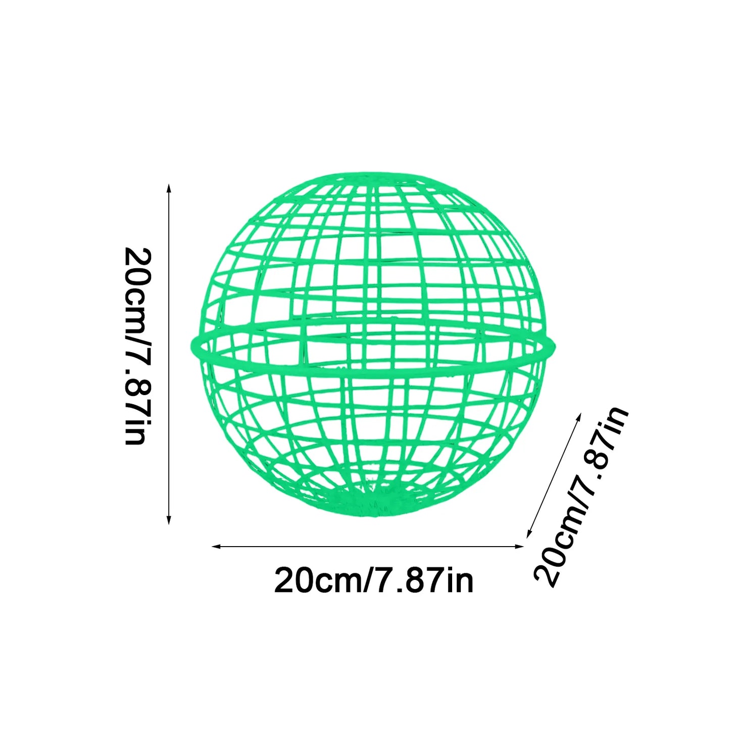 20cm Rollable Chicken Exercise Ball Cage