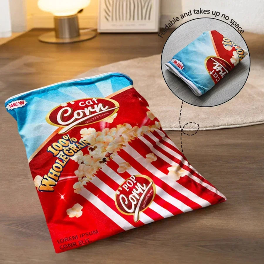 Halloween Cat Tunnel Toy – Foldable Crinkle Interactive Play Tunnel