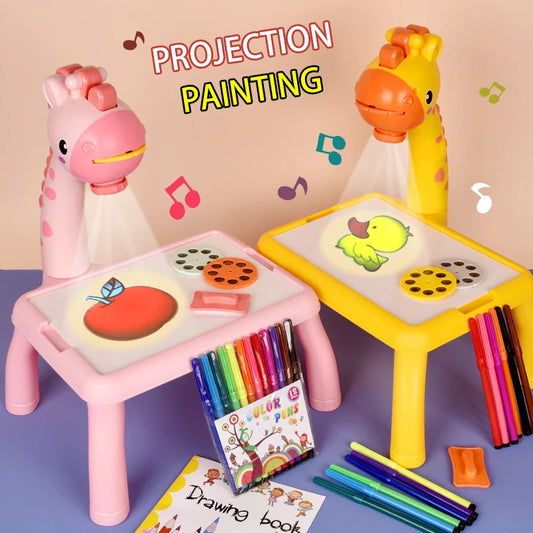 Electric Deer Projection Drawing Board