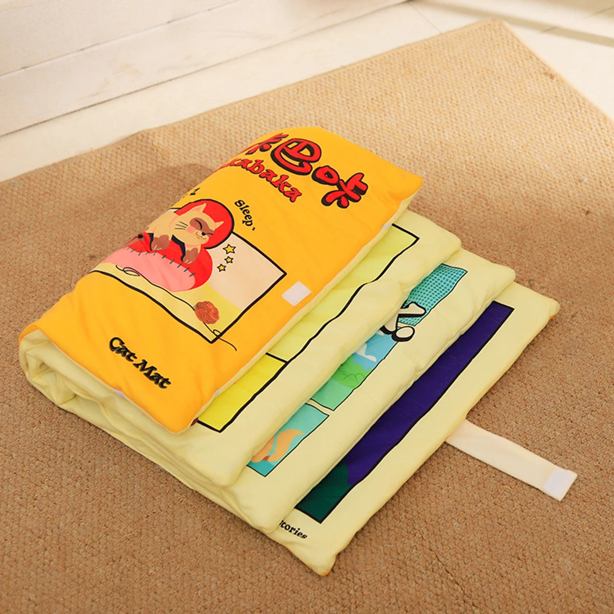 Book Style Foldable Pet Bed Mat