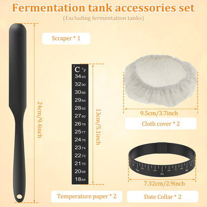 Sourdough Starter Jar Kit with Fermentation Accessories