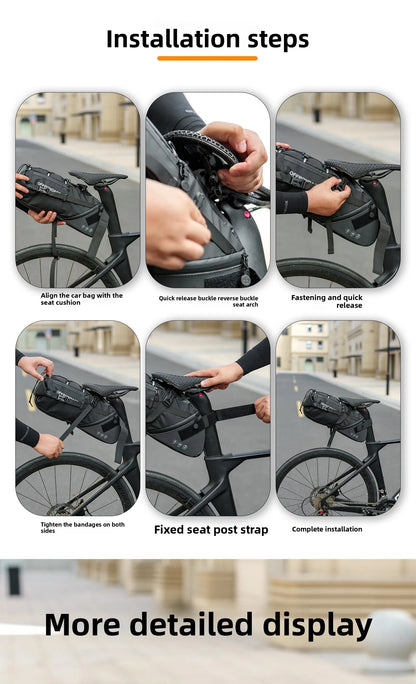 Waterproof Bicycle Saddle Bag 15L