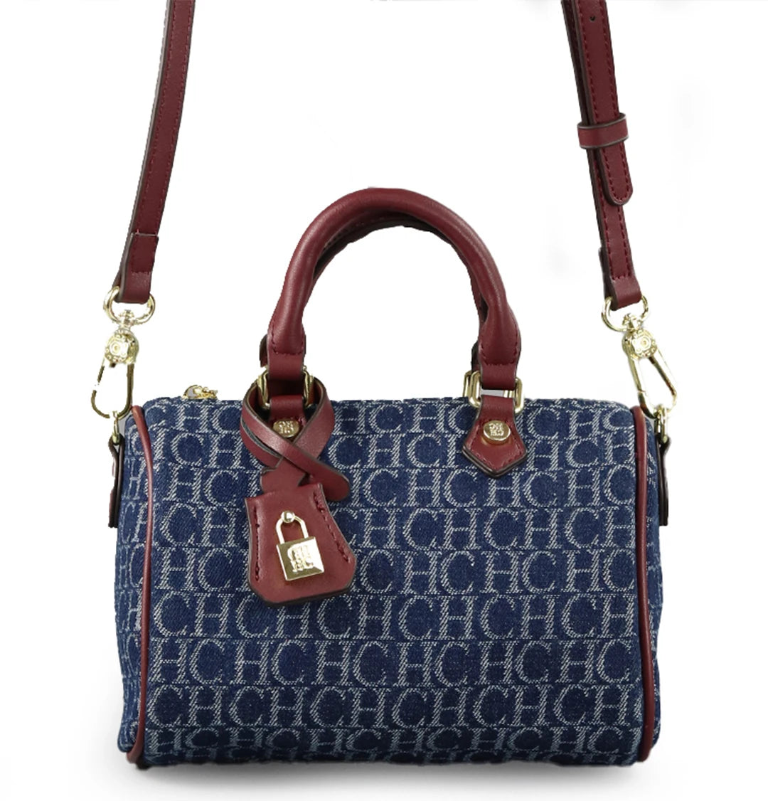 Vintage Monogram Crossbody Handbag for Women