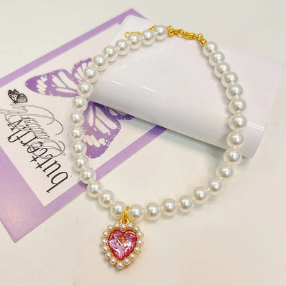 Princess Pearl Pet Collar