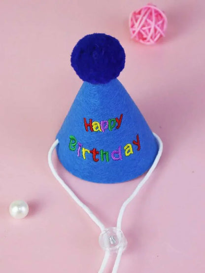 Pet Birthday Bandana & Party Hat Set