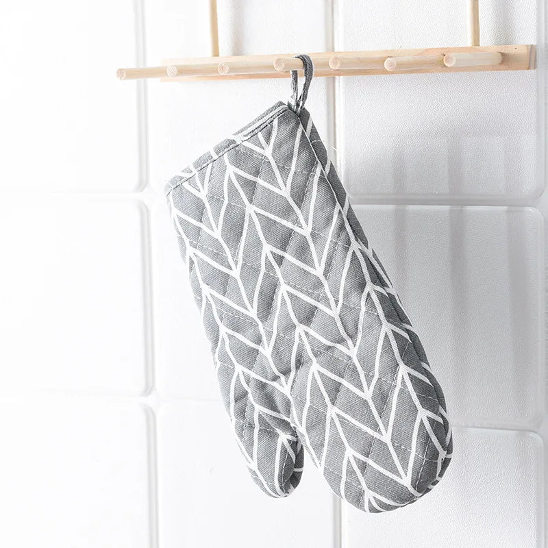 Insulated Kitchen Oven Mitts for Baking, Grilling & Cooking