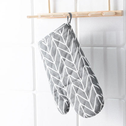 Insulated Kitchen Oven Mitts for Baking, Grilling & Cooking