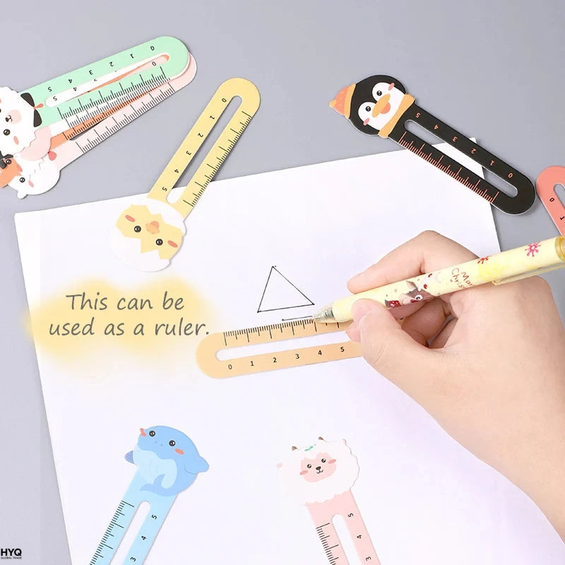 Cartoon Animal Bookmark Set