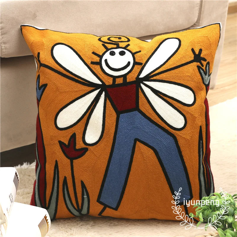 Abstract Art Decorative Cushion Cover