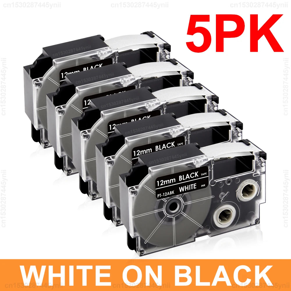 Compatible Label Tape for Casio Label Makers