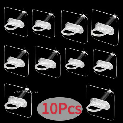 1-10 Multifunctional Wall Mounted Round Hooks