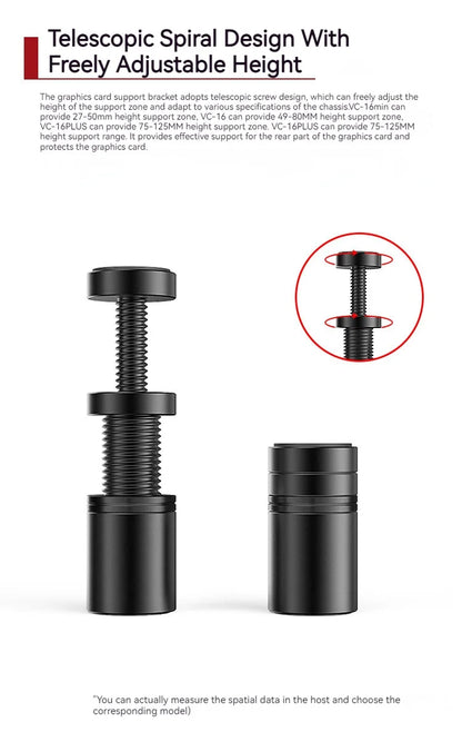 Magnetic Telescopic Graphics Card Support Stand