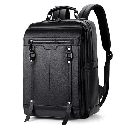 Men'S Backpack PU Leather for Business