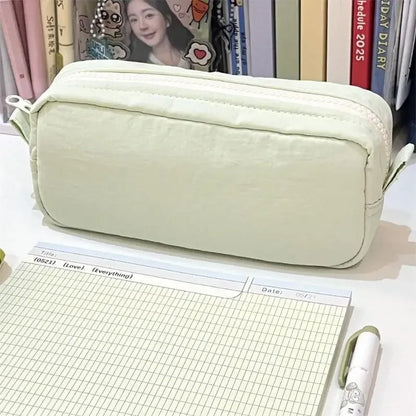 Minimalist Student Pencil Bag for School & Office Supplies