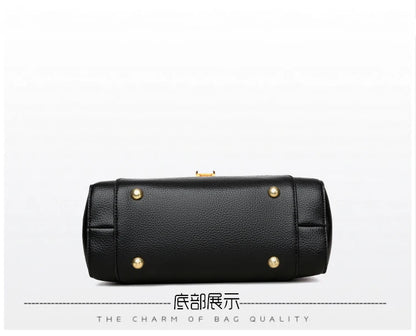 Large Capacity Leather Crossbody Handbag for Women