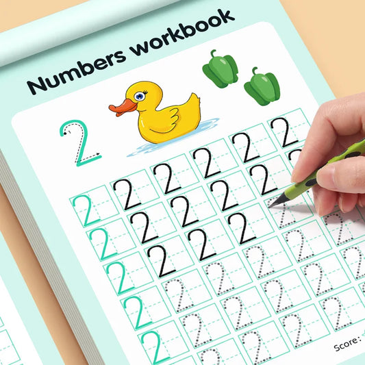 0–100 Number Tracing Practice Workbook