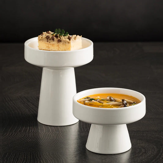 Ceramic Pedestal Serving Bowl
