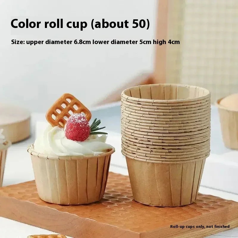 Golden Muffin Cupcake Paper Liners