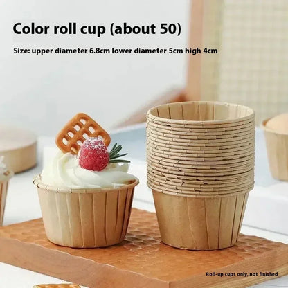 Golden Muffin Cupcake Paper Liners
