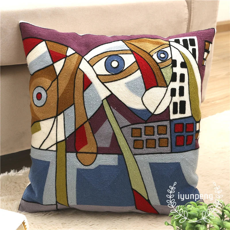Abstract Art Decorative Cushion Cover