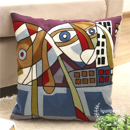 Abstract Art Decorative Cushion Cover