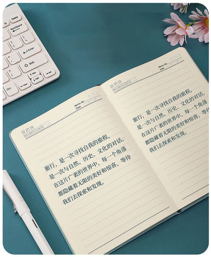 Custom A5/A6 PU Leather Notebook with Logo Printing
