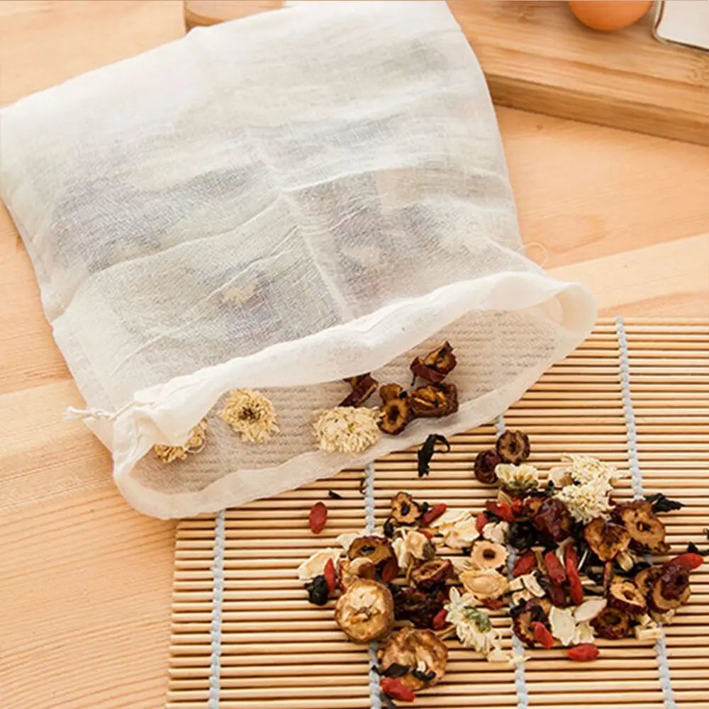 Reusable Cotton Food Filter Bag