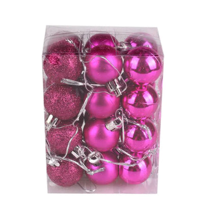 24-Piece Mini Christmas Bauble Set