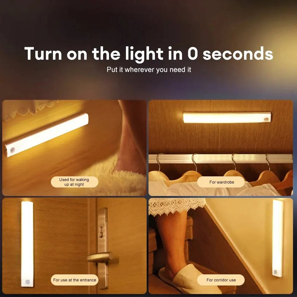 Type C Rechargeable Induction LED Night Light