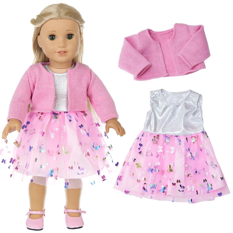 18 Inch  Baby Girl Doll Clothes