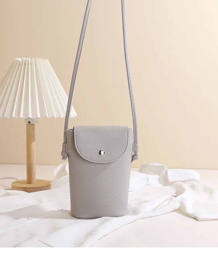 PU Leather Flap Crossbody Phone Bag