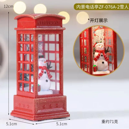 LED Christmas Train Snow Globe Ornament