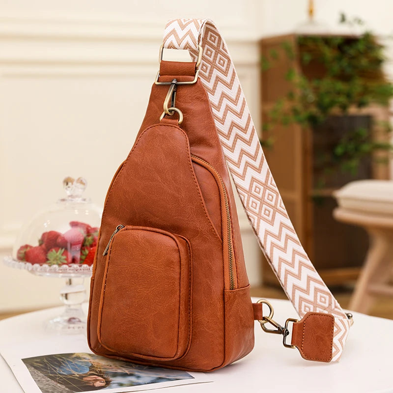 Women’s PU Leather Crossbody Sling Bag