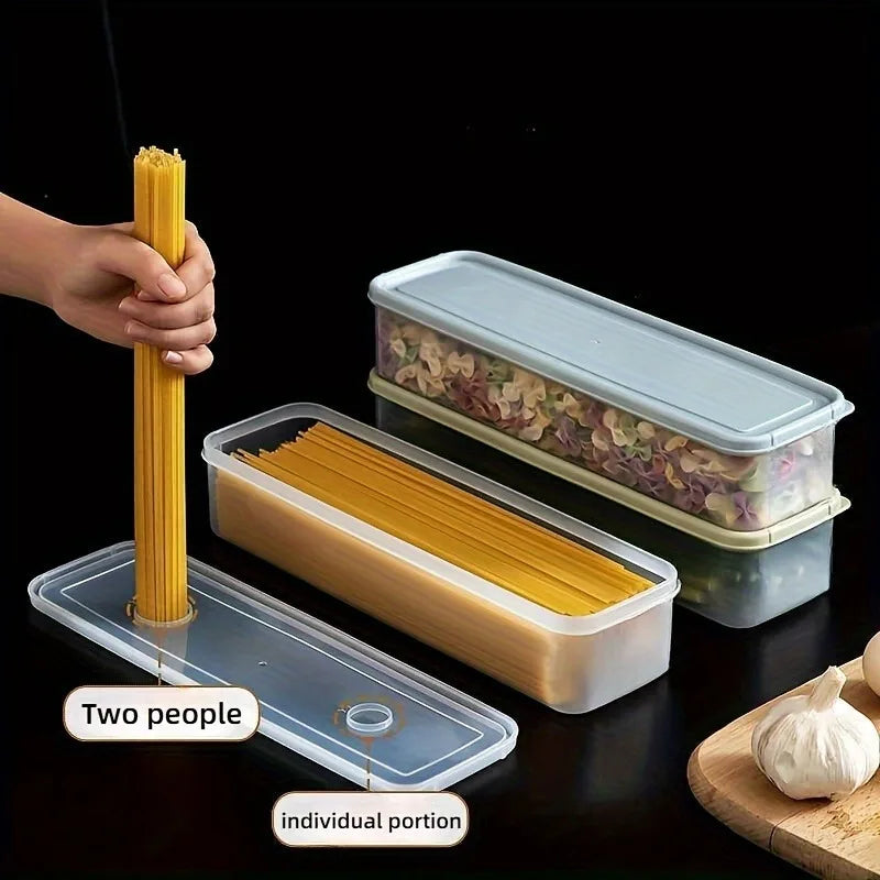 4 Pcs Long Rectangular Food Storage Containers