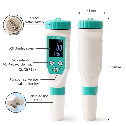 Digital Chlorine Meter PH Tester