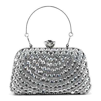 Acrylic Rhinestone Evening Clutch