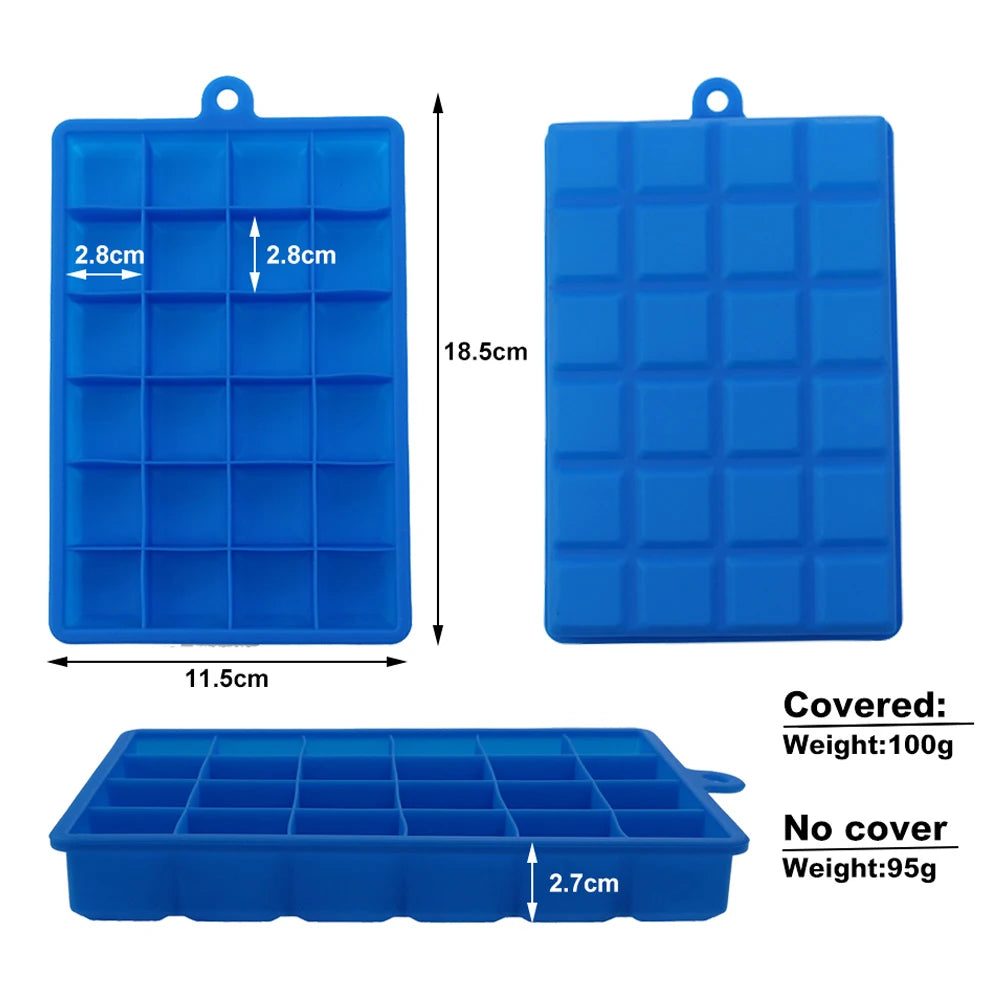 24-Cube Silicone Ice Tray