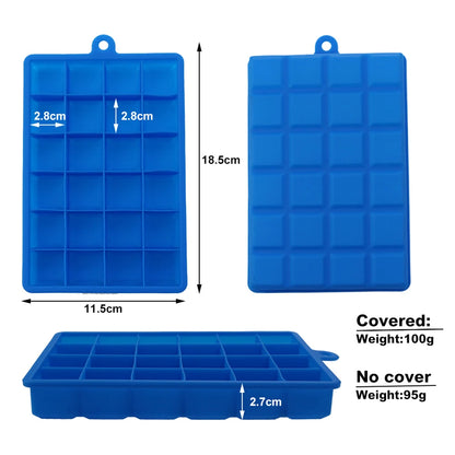 24-Cube Silicone Ice Tray