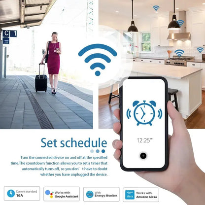 Tuya WiFi Smart Plug with Energy Monitoring