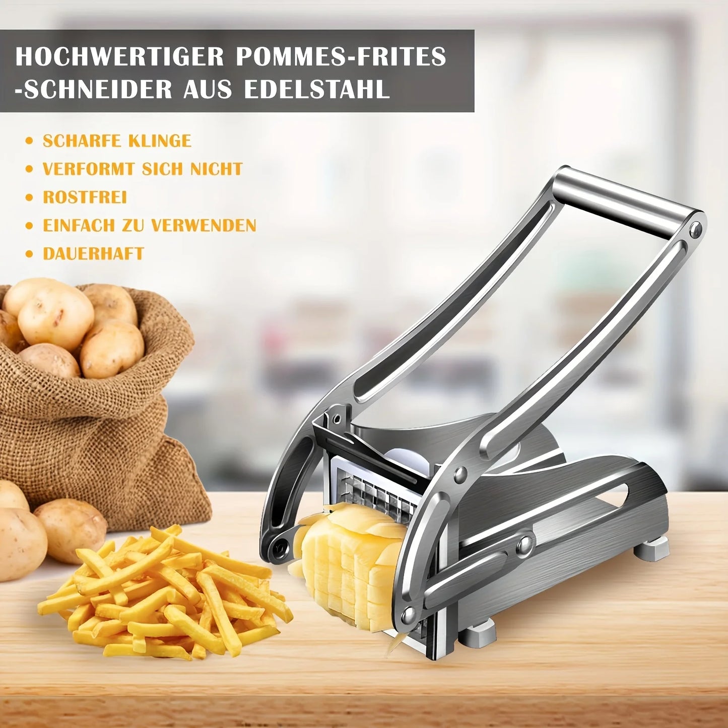 Stainless Steel French Fry & Vegetable Cutter