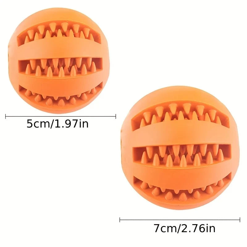 Interactive Treat Dispensing Dog Ball