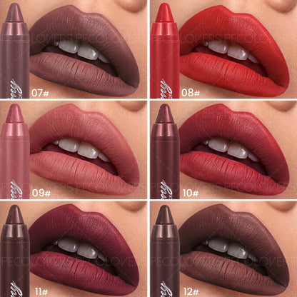 Matte Lip Liner & Lipstick