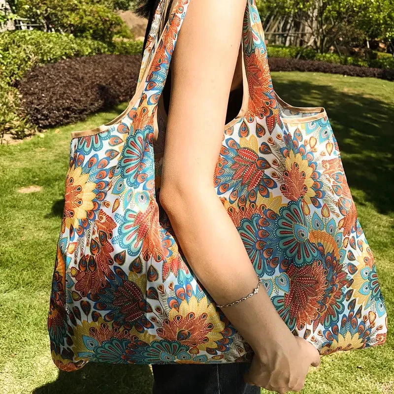Large Capacity Foldable Shopping Tote Bag