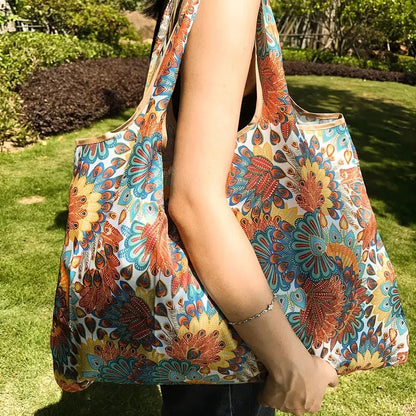Large Capacity Foldable Shopping Tote Bag