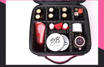 Professional Travel Makeup Organizer Case