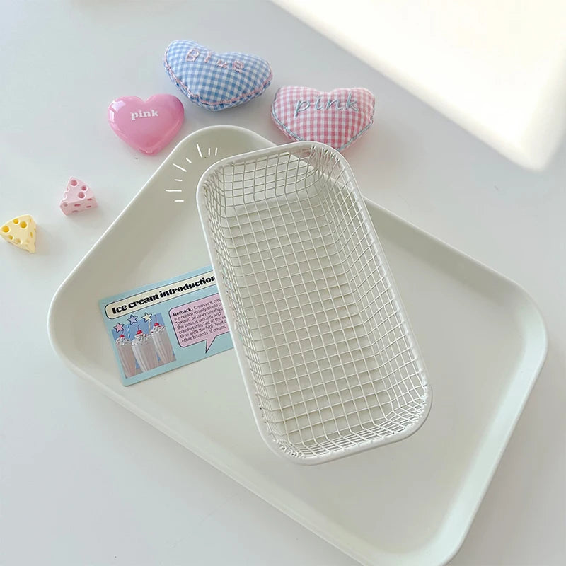 Metal Wire Desktop Storage Basket