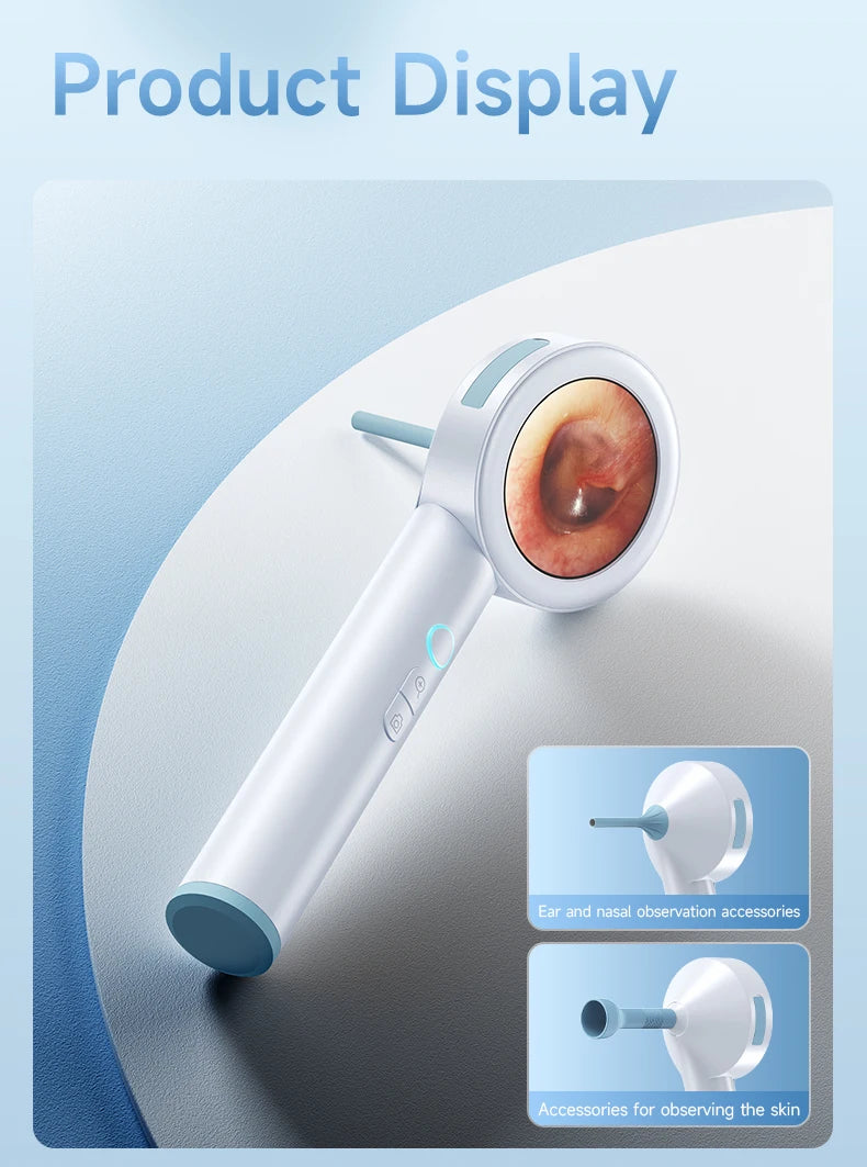 HD Digital Ear Camera Otoscope with Display